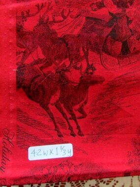 VICTORIAN CHRISTMAS FABRIC, RJR, SEWING, QUILTING, "HOLIDAY TREASURES, J. BEYER"